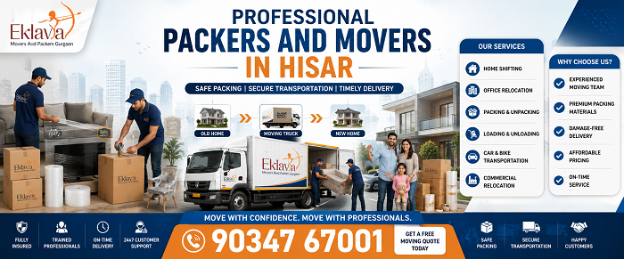 Professional Packers and Movers in Hisar | Safe & Reliable Relocation Services